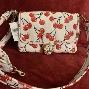 Coach Soft Tabby Cherry Purse